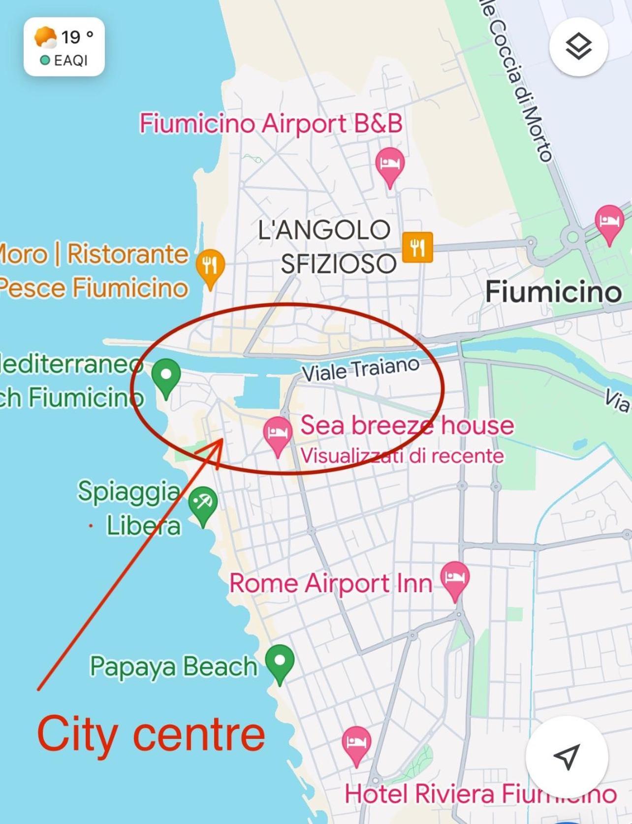 Sea Breeze House Fiumicino Exterior foto